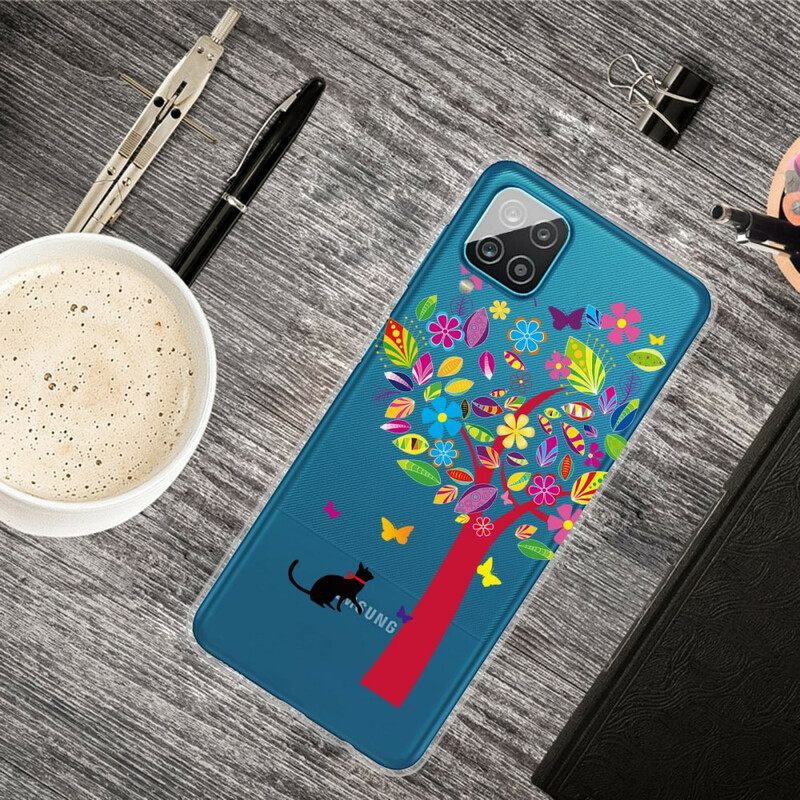 Kuori Samsung Galaxy A12 / M12 Kissa Puun Alla