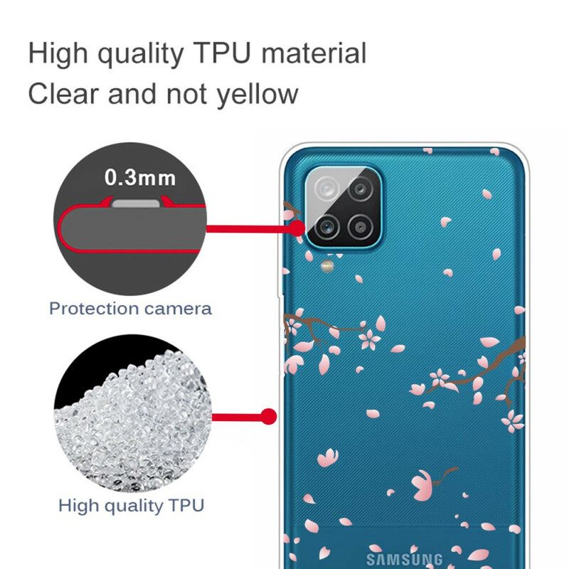 Kuori Samsung Galaxy A12 / M12 Kukkivat Oksat