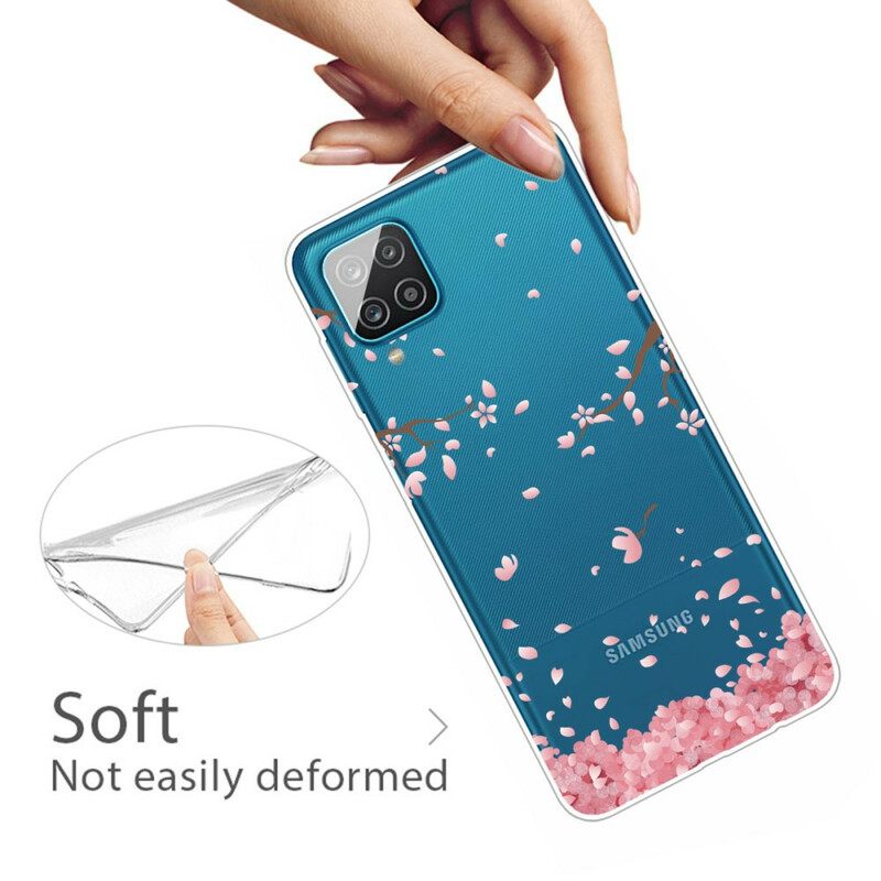 Kuori Samsung Galaxy A12 / M12 Kukkivat Oksat