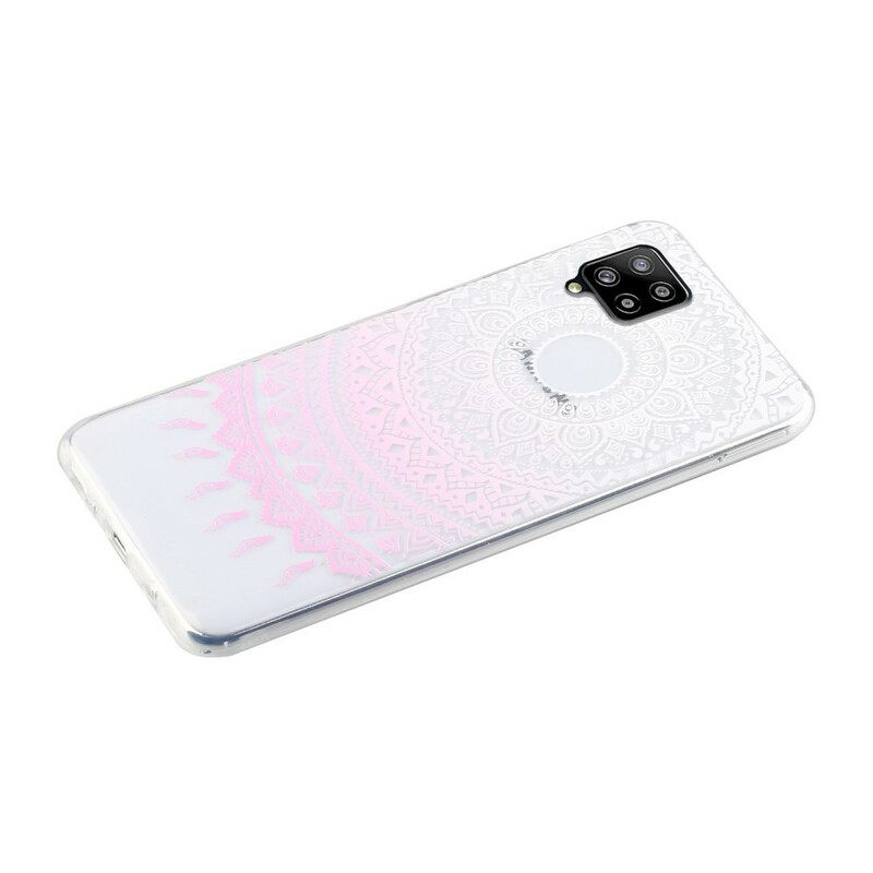 Kuori Samsung Galaxy A12 / M12 Läpinäkyvä Värillinen Mandala
