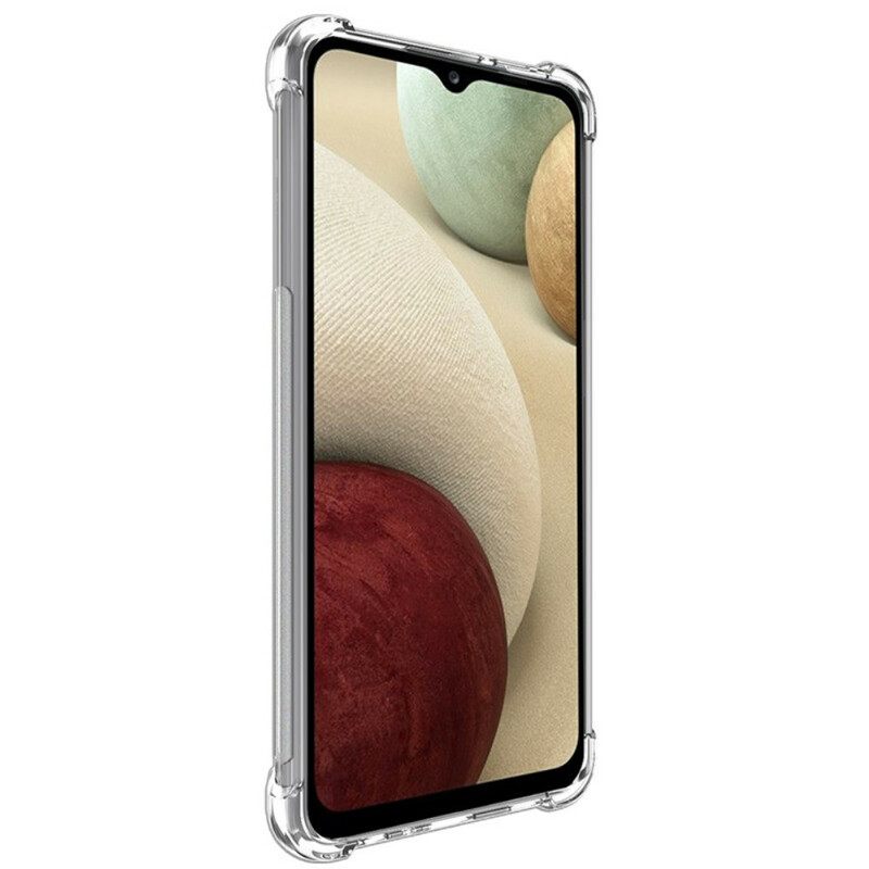 Kuori Samsung Galaxy A12 / M12 Mak Silkkinen Läpinäkyvä