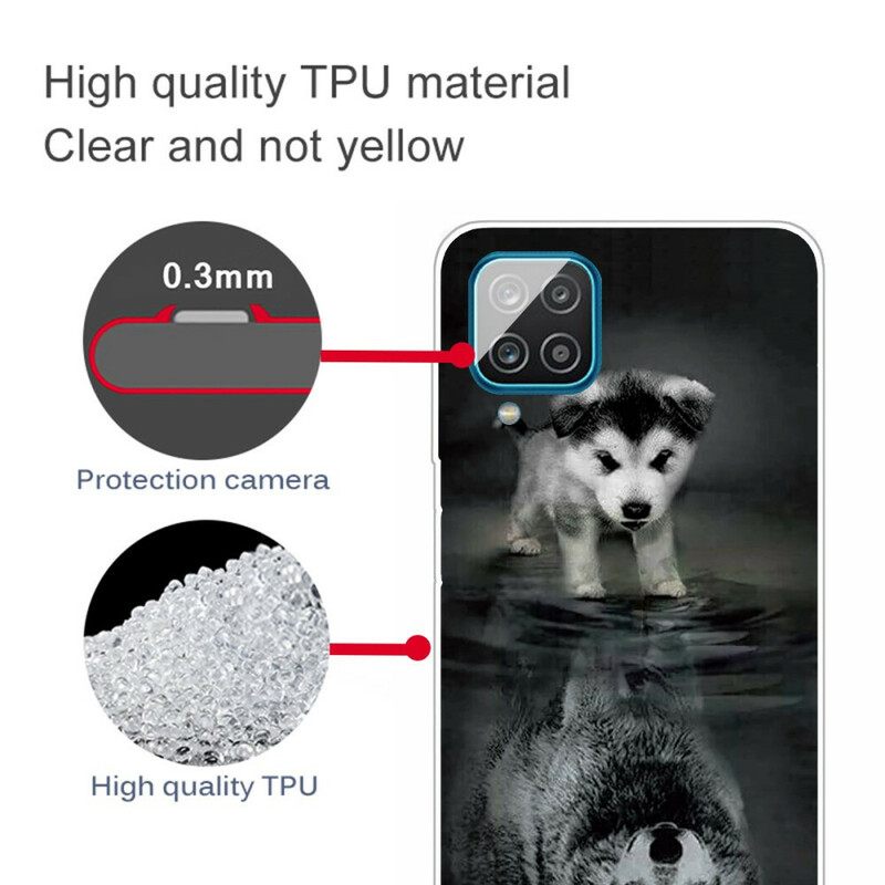 Kuori Samsung Galaxy A12 / M12 Puppy Dream