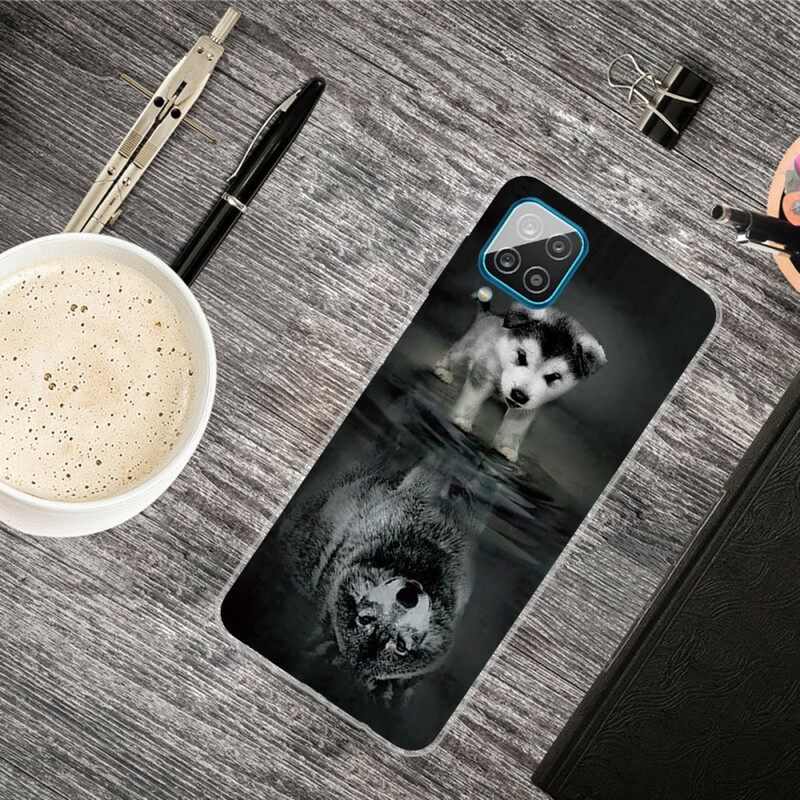 Kuori Samsung Galaxy A12 / M12 Puppy Dream