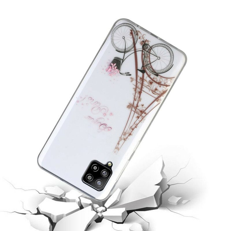 Kuori Samsung Galaxy A12 / M12 Transparent Hei Paris