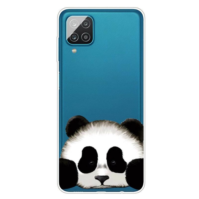 Kuori Samsung Galaxy A12 / M12 Transparent Panda