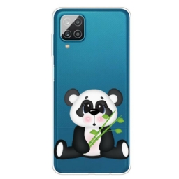 Kuori Samsung Galaxy A12 / M12 Transparent Sad Panda
