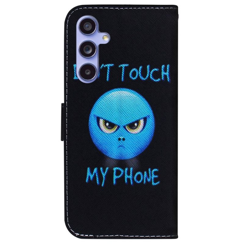 Kuoret Samsung Galaxy A55 5g Emoji-puhelin Älä Koske Puhelimeeni