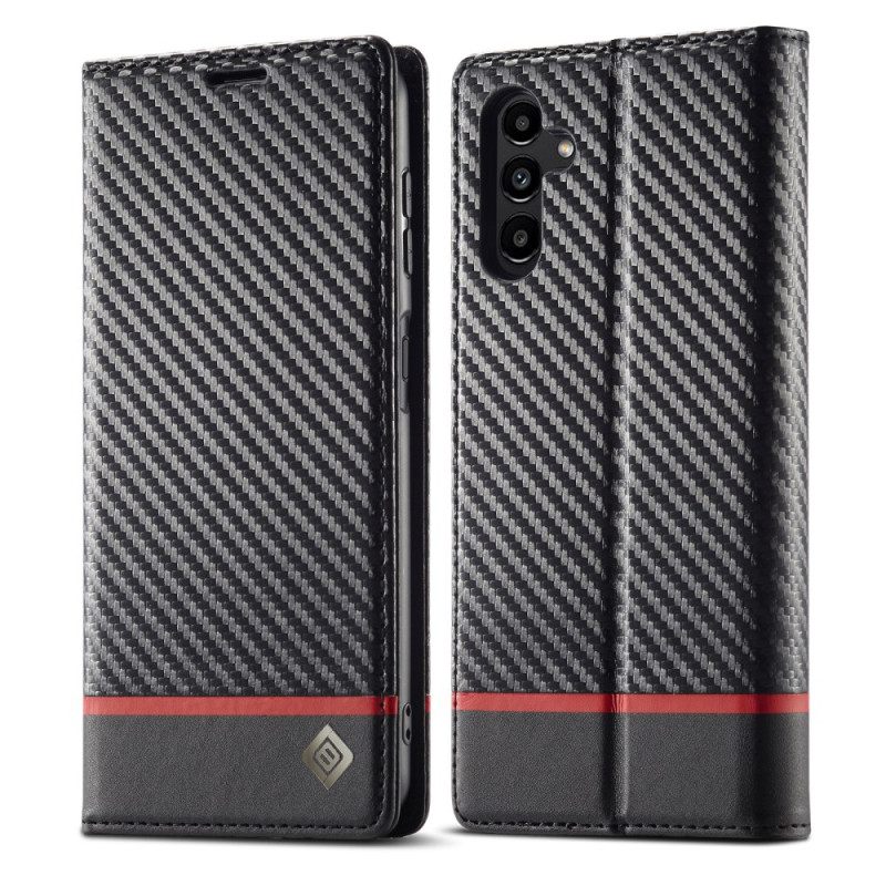 Nahkakotelo Samsung Galaxy A55 5g Hiilikuitu Lc.imeeke Suojakuori