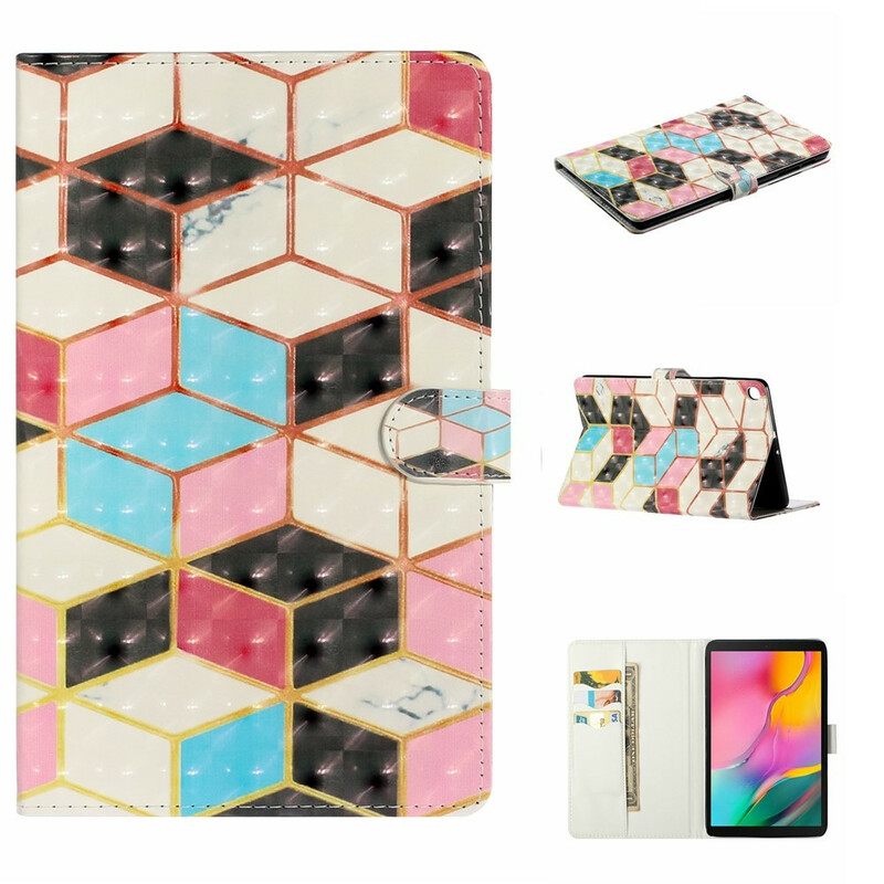 Kotelot Samsung Galaxy Tab A 10.1 (2019) Marble Light Spots