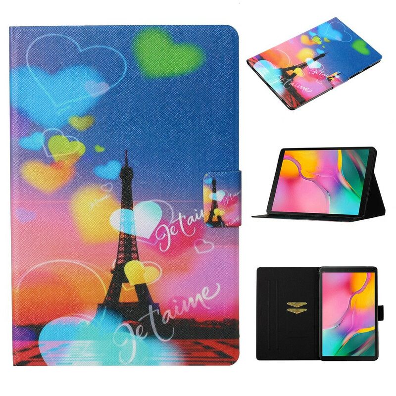 Kotelot Samsung Galaxy Tab A 10.1 (2019) Paris Rakastan Sinua