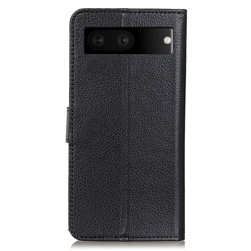 Kotelot Google Pixel 7 Perinteinen Litsi-keinonahka