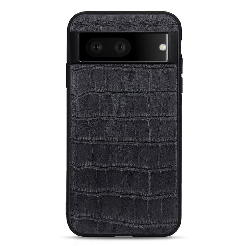 Kuori Google Pixel 7 Aito Krokotiilityylinen Nahka