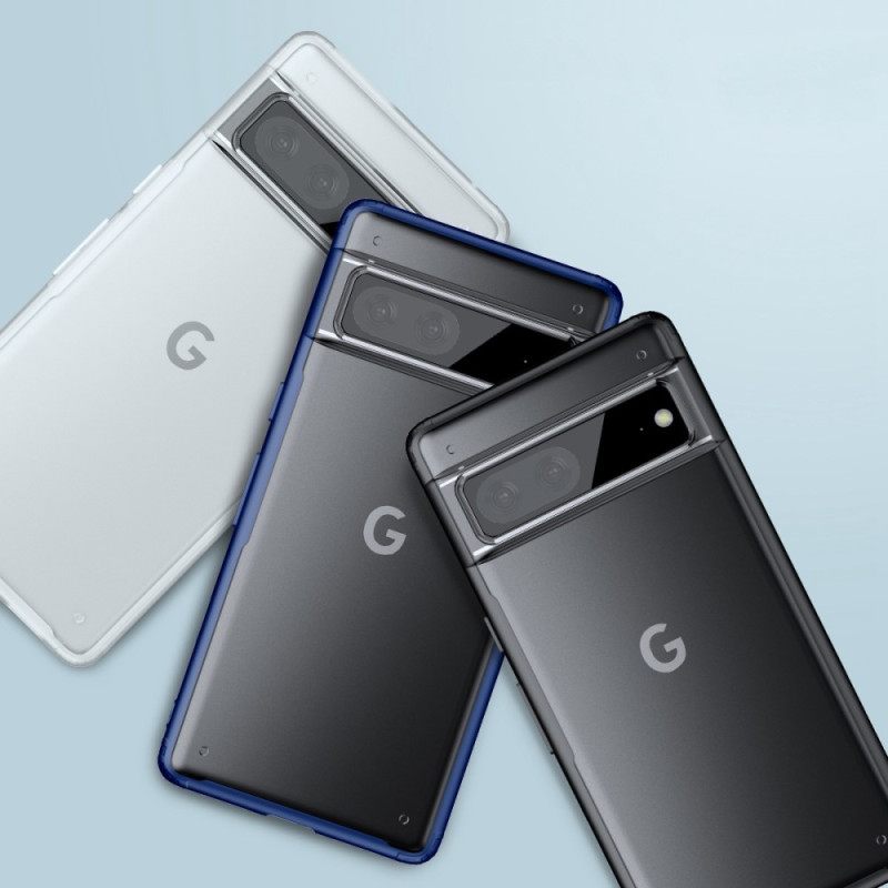 Kuori Google Pixel 7 Läpikuultavat Värilliset Reunat