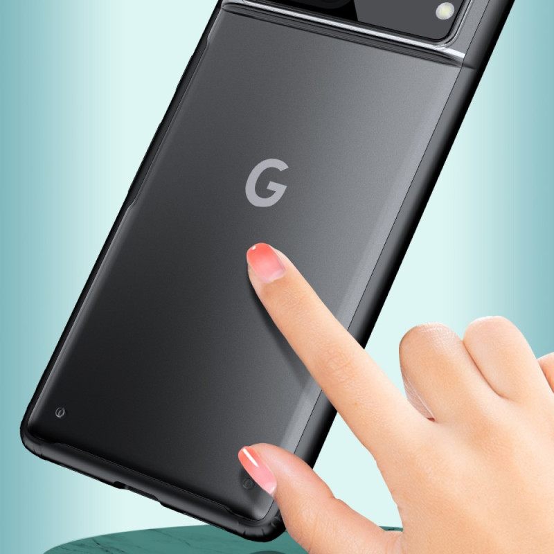 Kuori Google Pixel 7 Läpikuultavat Värilliset Reunat