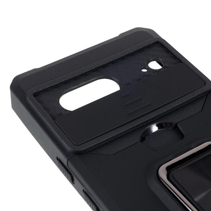 Kuori Google Pixel 7 Ring-tuki Ja Kortinhaltija