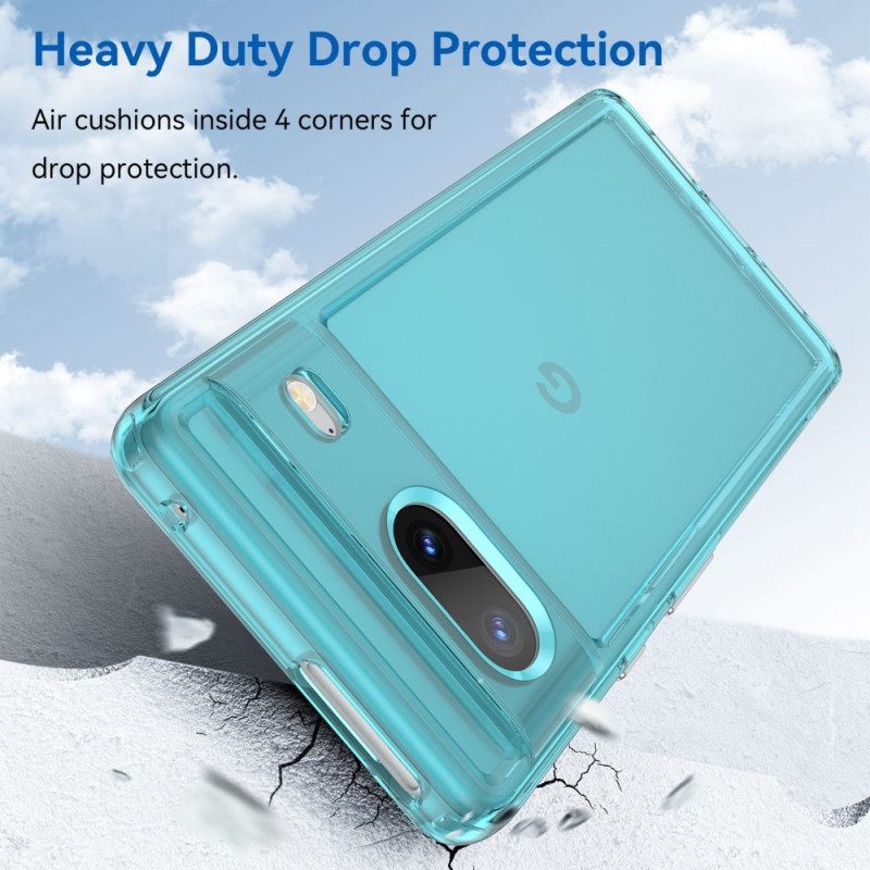 Kuori Google Pixel 7 Transparent Candy Sarja
