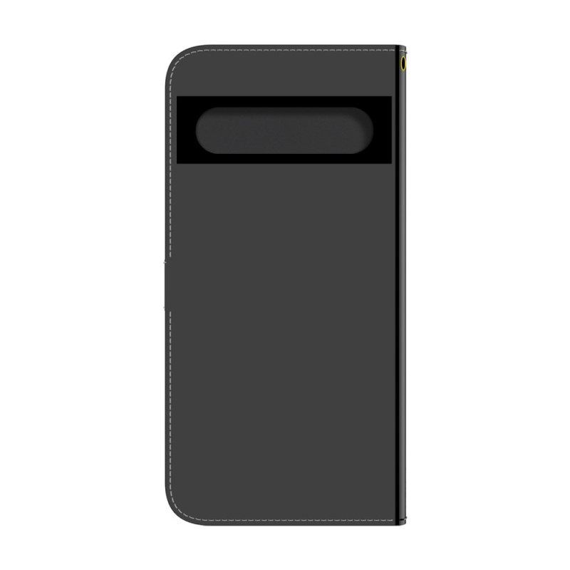 Nahkakotelo Google Pixel 7 Keinonahkainen Peilin Kansi