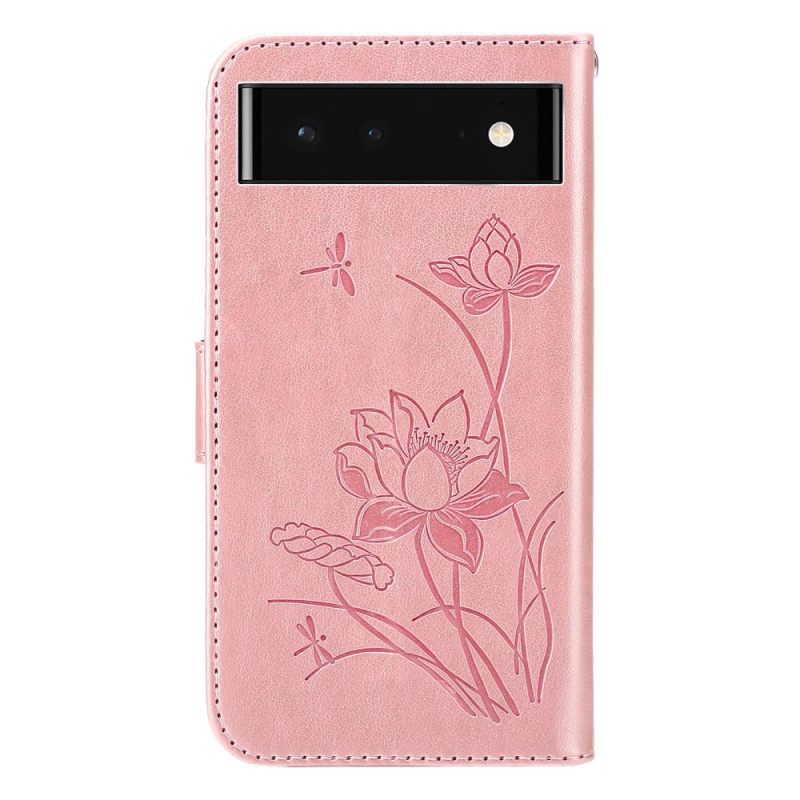 Nahkakotelo Google Pixel 7 Lotus