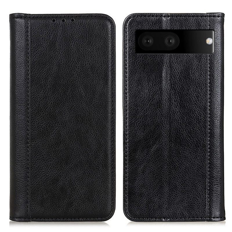 Puhelinkuoret Google Pixel 7 Kotelot Flip Haljasnahka