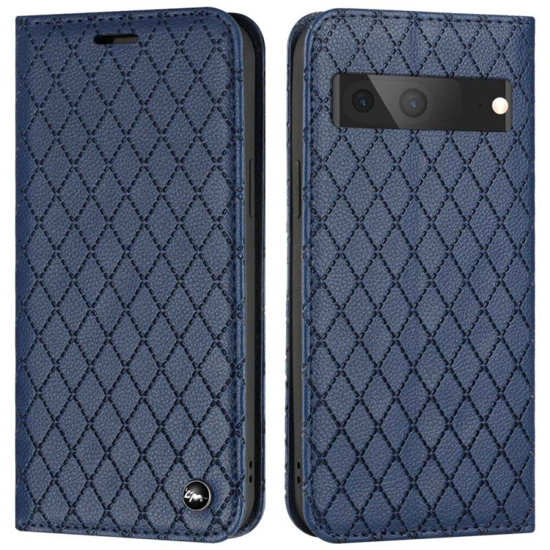 Puhelinkuoret Google Pixel 7 Kotelot Flip Rfid Timantit