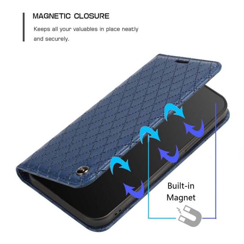 Puhelinkuoret Google Pixel 7 Kotelot Flip Rfid Timantit