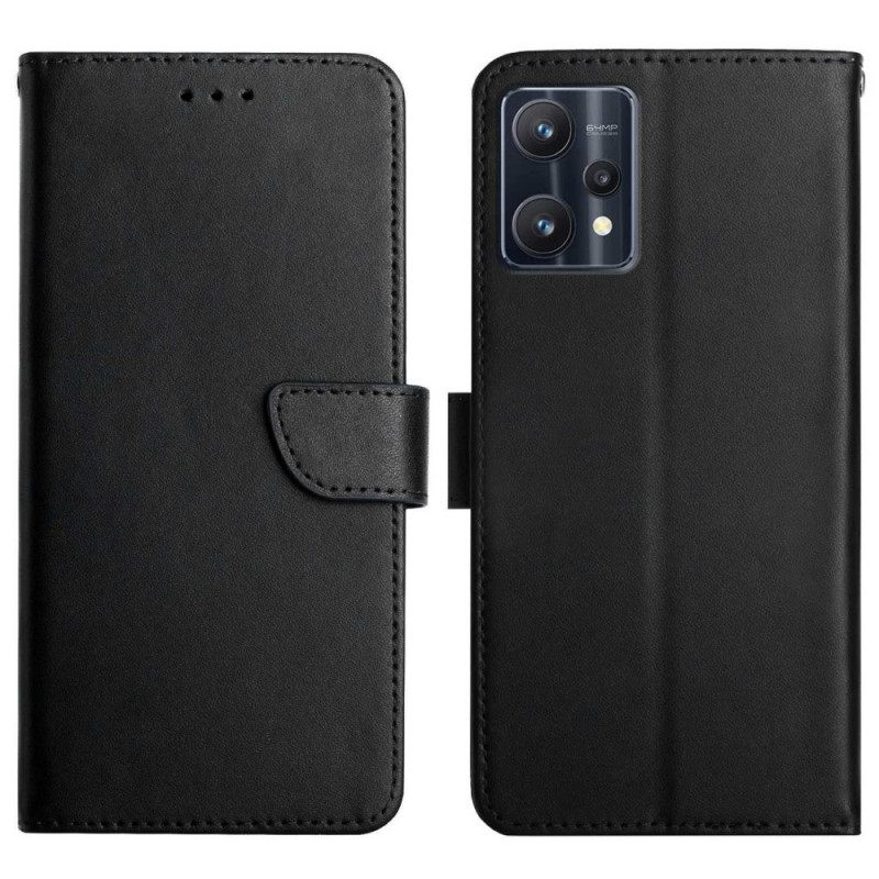 Flip Case Realme 9 Aito Nappan Nahka