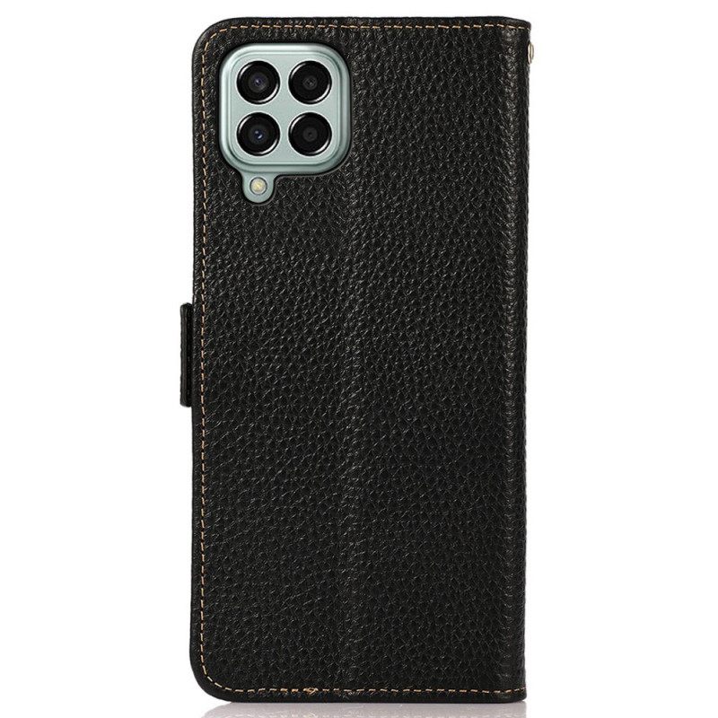 Kotelot Samsung Galaxy M33 5G Litchi Nahka Khazneh Rfid