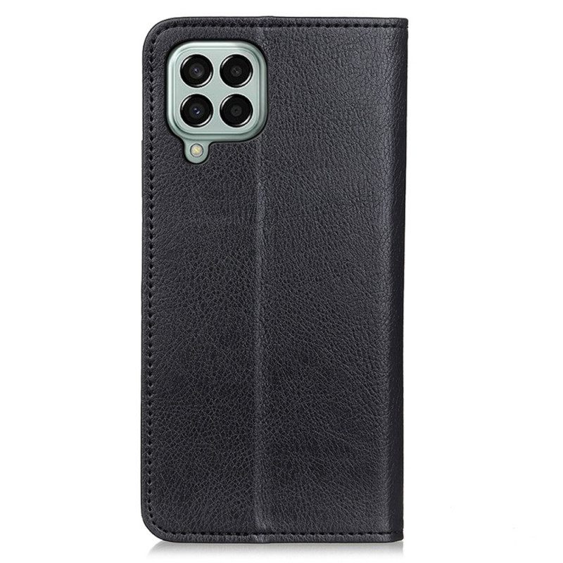 Puhelinkuoret Samsung Galaxy M33 5G Kotelot Flip Litchi Haljattu Nahka