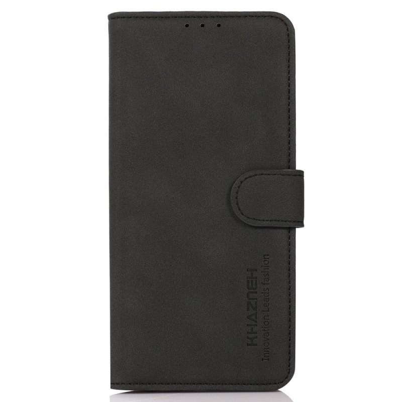 Kotelot Moto G31 / Moto G41 Khazneh Muotinahkaefekti