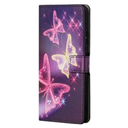 Kotelot Moto G31 / Moto G41 Perhosia Ja Kukkia