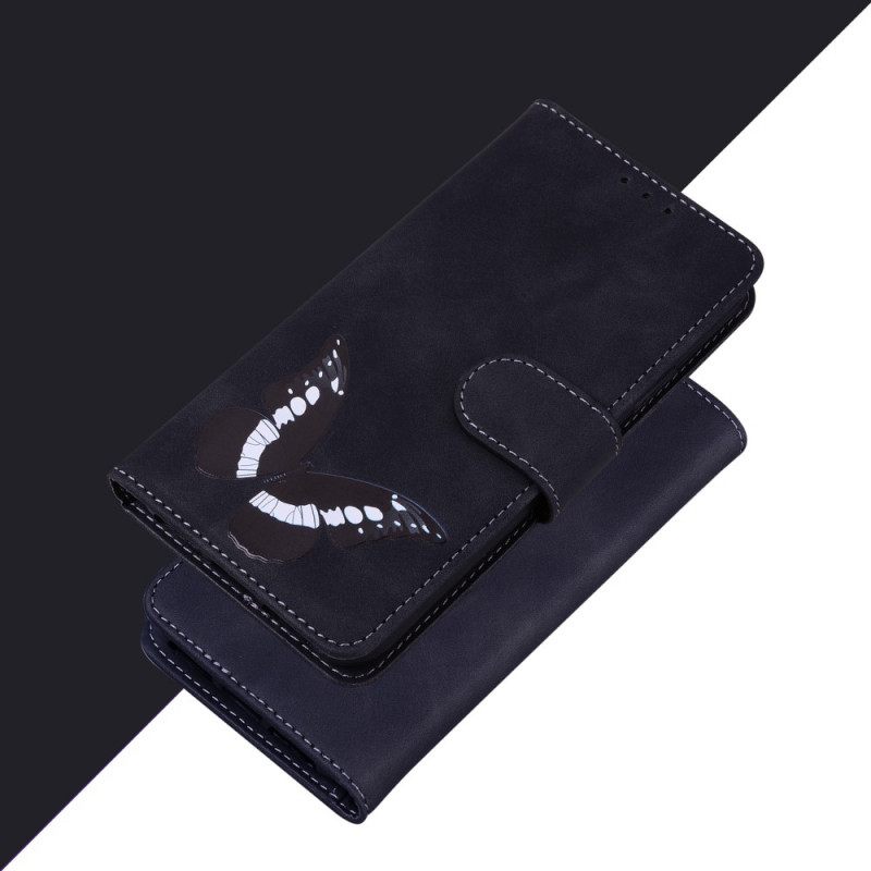 Kotelot Moto G31 / Moto G41 Skin-touch Butterfly