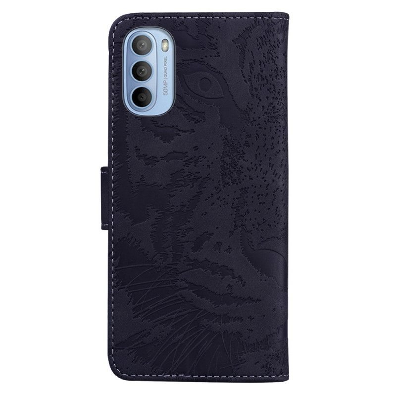 Kotelot Moto G31 / Moto G41 Tiger Face Print