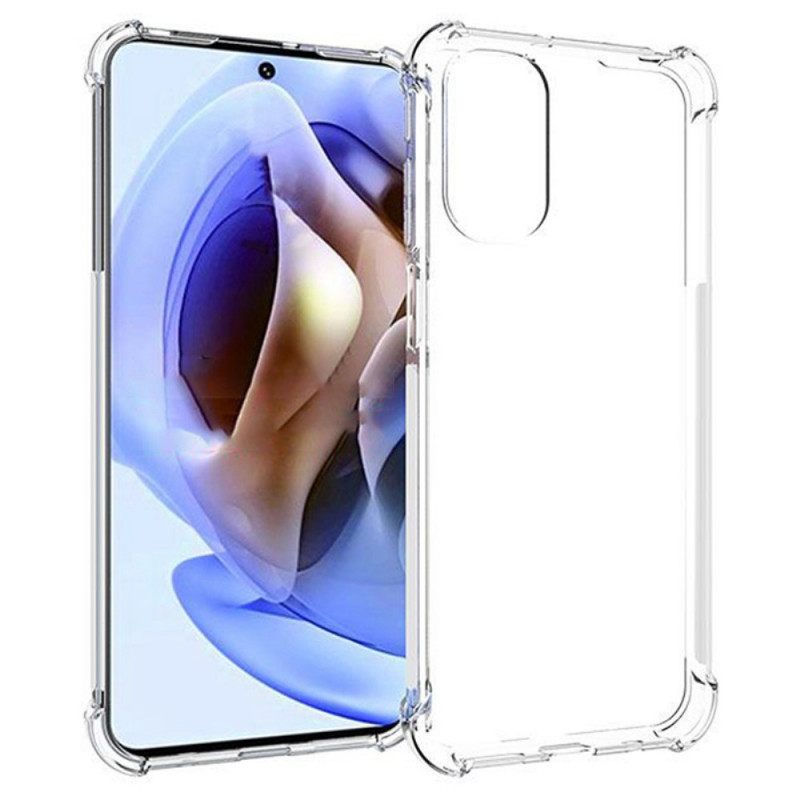 Kuori Moto G31 / Moto G41 Läpinäkyvät Vahvistetut Kulmat