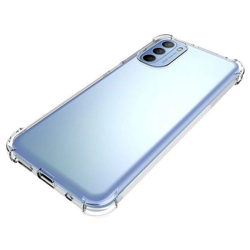 Kuori Moto G31 / Moto G41 Läpinäkyvät Vahvistetut Kulmat