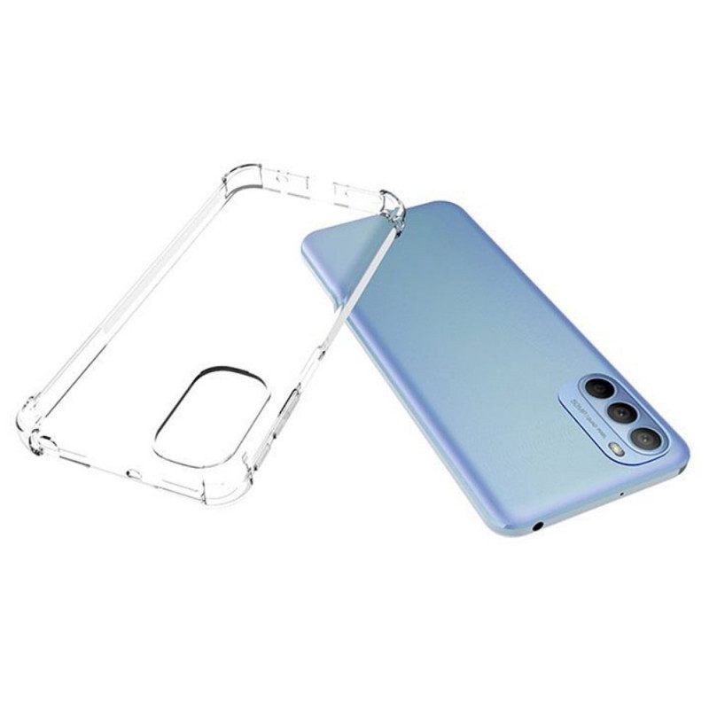 Kuori Moto G31 / Moto G41 Läpinäkyvät Vahvistetut Kulmat