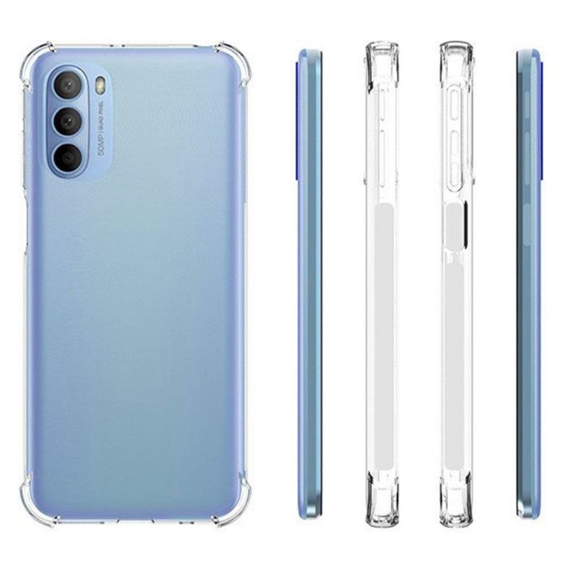 Kuori Moto G31 / Moto G41 Läpinäkyvät Vahvistetut Kulmat