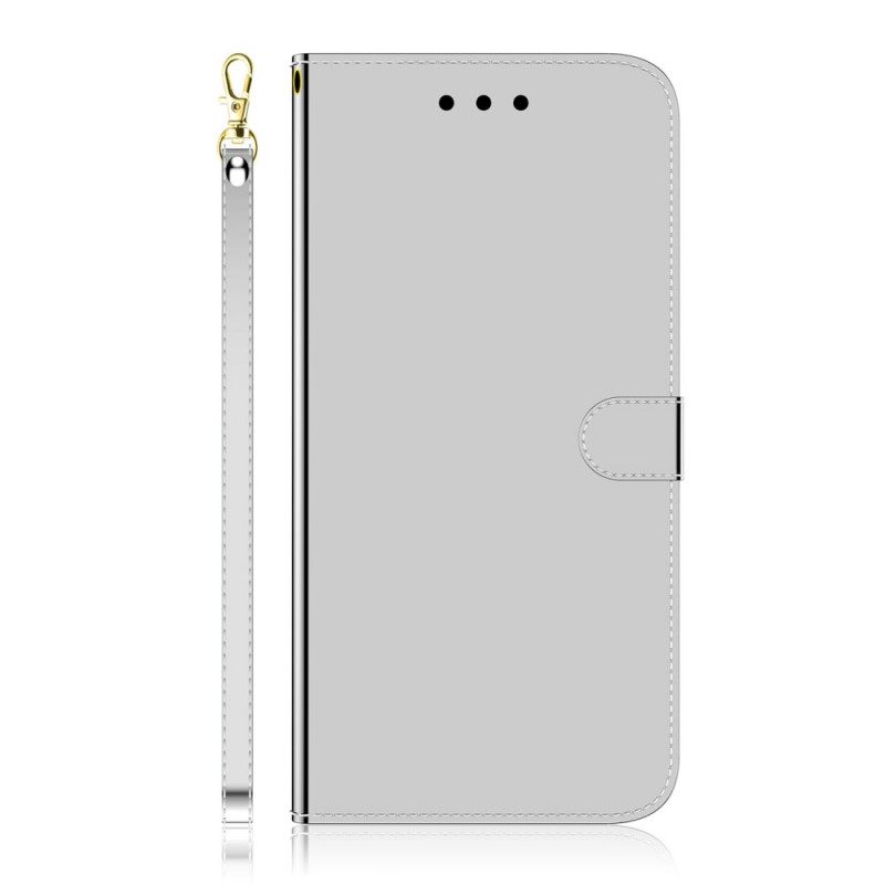 Nahkakotelo Moto G31 / Moto G41 Keinonahkainen Peilin Kansi