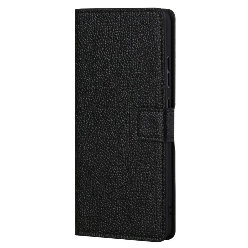 Nahkakotelo Moto G31 / Moto G41 Litchi Grain Leather Effect