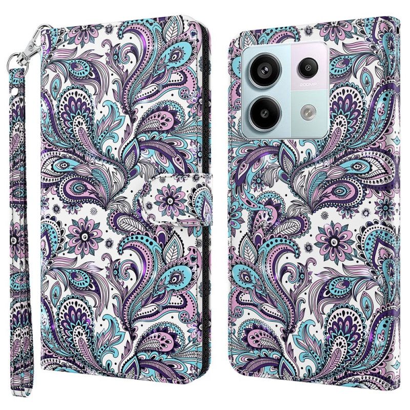 Nahkakotelo Xiaomi Redmi Note 13 5g Olkaimeton Impatiens