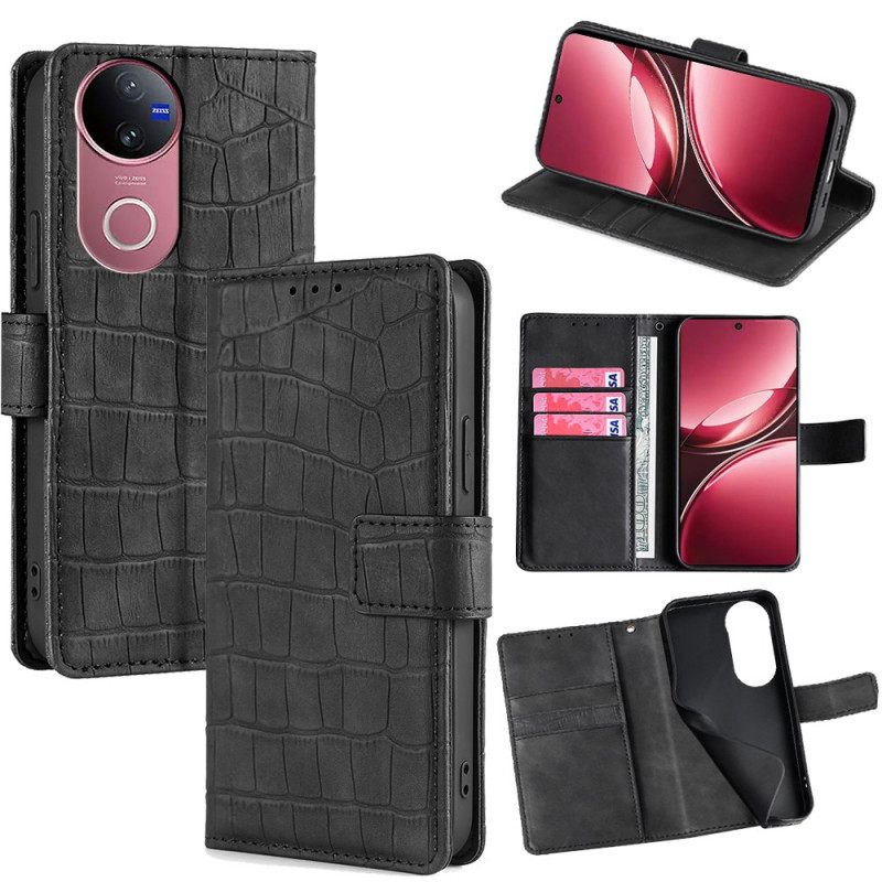 Kotelot Vivo V50 5g Puhelinkuoret Krokotiilikuvioinen