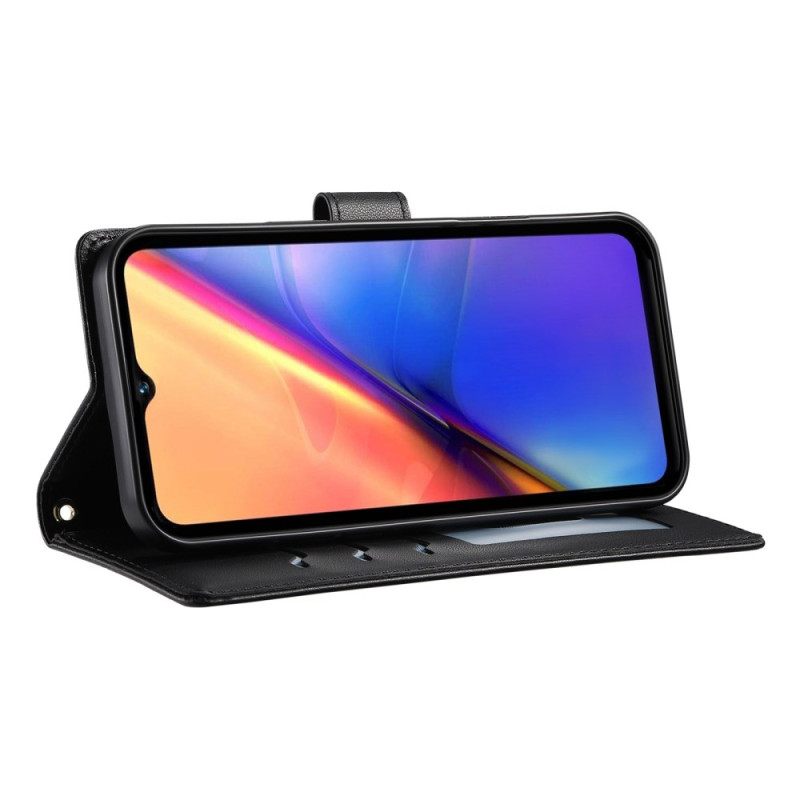 Kotelot Vivo V50 5g Tikattu Hihnalla Ja Olkahihnalla