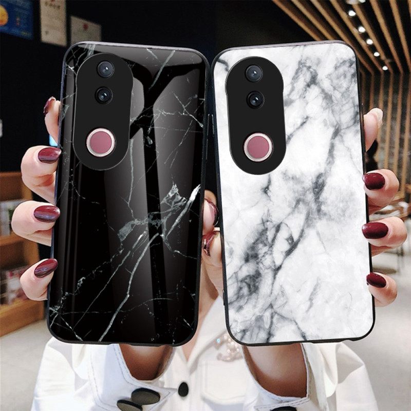 Kuori Vivo V50 5g Marmorinen Karkaistu Lasi