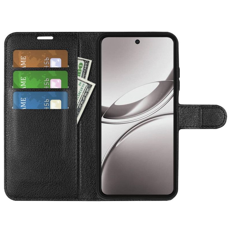 Nahkakotelo Vivo V50 5g Litsi-keinonahkaa