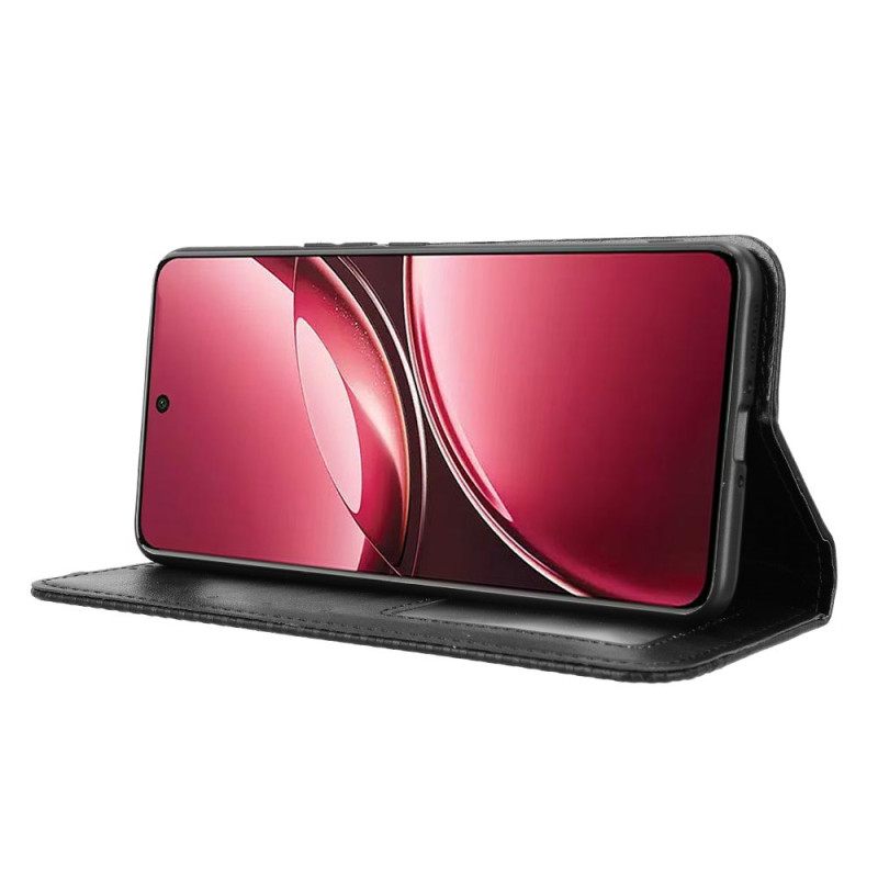 Nahkakotelo Vivo V50 5g Vintage-friisi