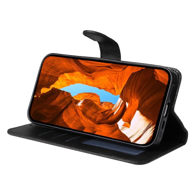 Nahkakotelo Vivo V50 5g Yksinkertaista Nahkakuviota