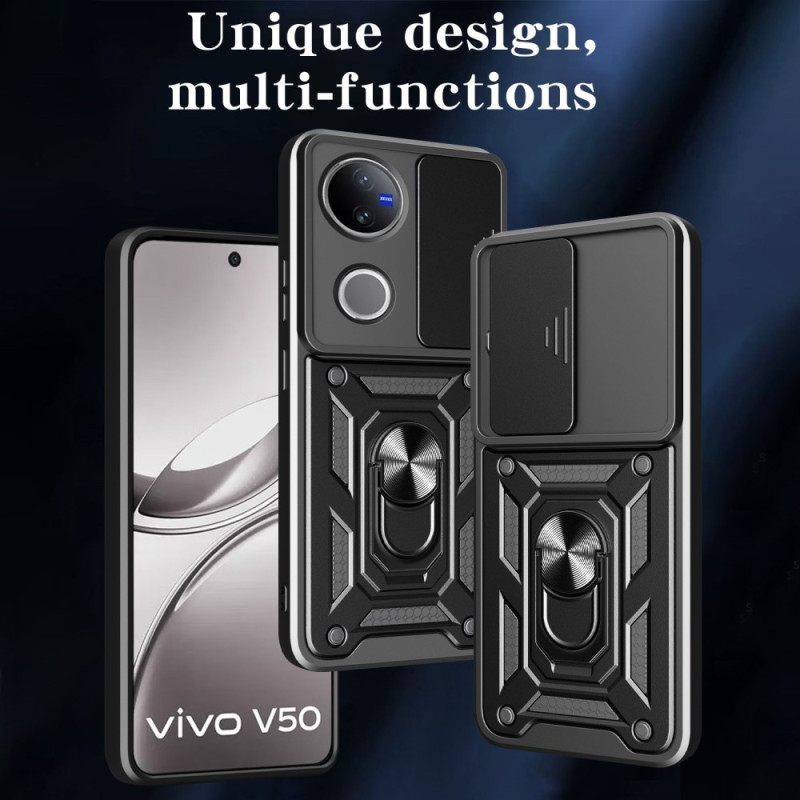 Puhelinkuoret Vivo V50 5g Liukuva Kameran Suojus Ja Tuki