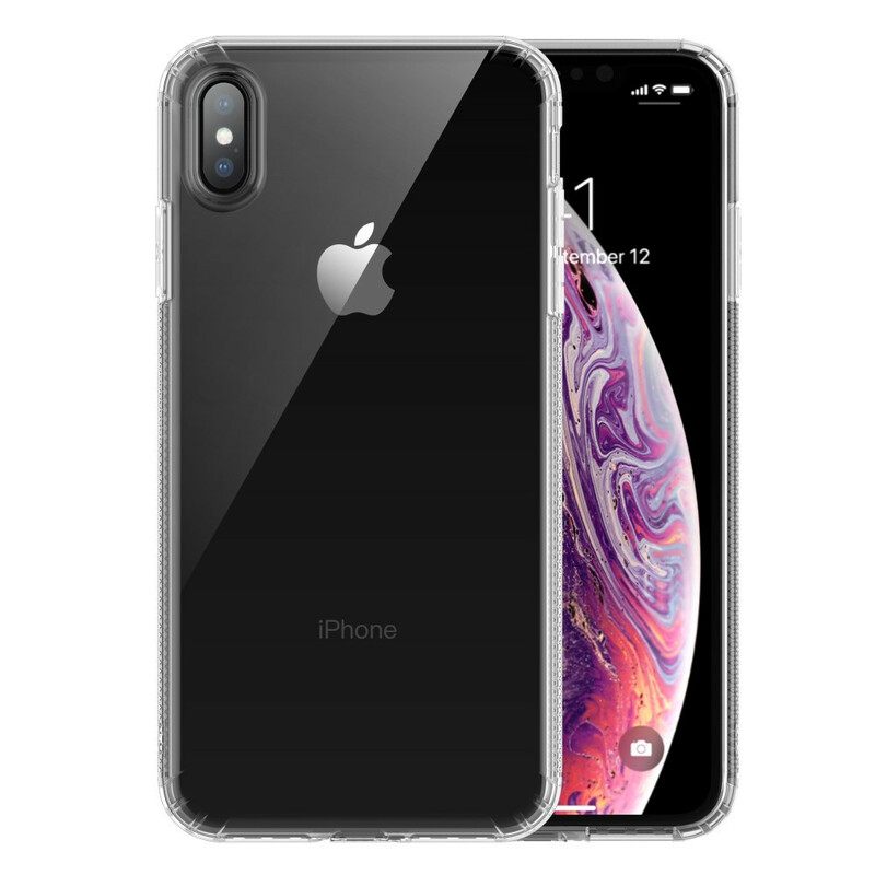 Kuori iPhone XS Max Läpinäkyvät Leeu-suojatyynyt
