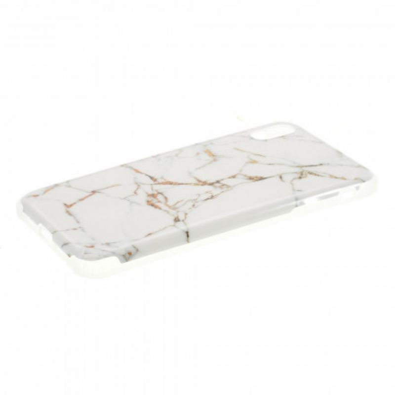 Kuori iPhone XS Max Marble Style Vahvistetut Kulmat