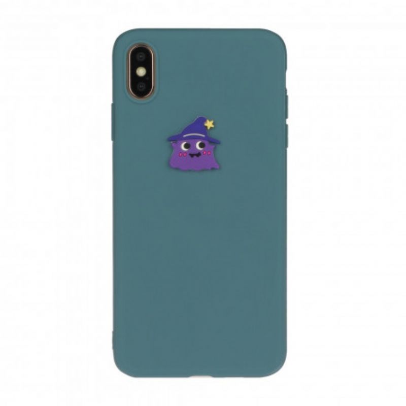 Kuori iPhone XS Max Silicone Logo Animal Fun