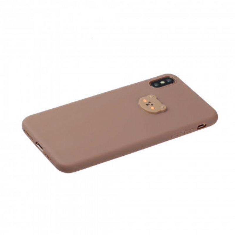 Kuori iPhone XS Max Silicone Logo Animal Fun